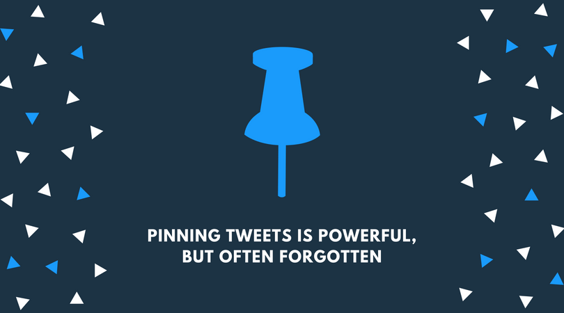 Using pinned tweets for your Twitter branding strategy