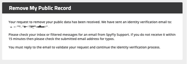 spyfly email verification